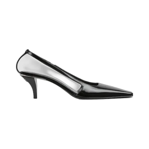 Slingback With Crystal Logo