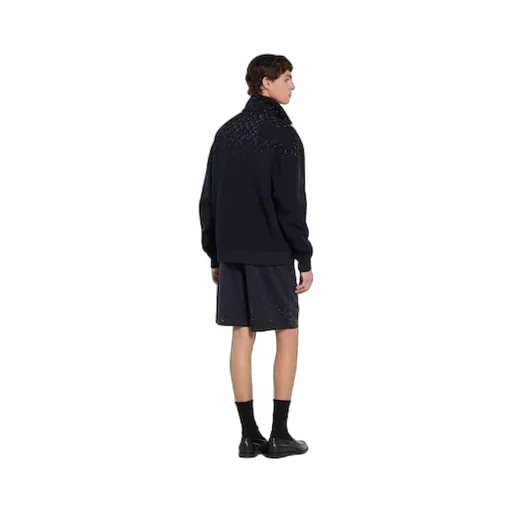 Technical Jersey Shorts With Crystals
