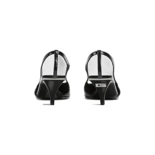 Slingback With Crystal Logo