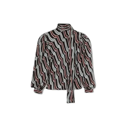 Printed Silk Twill Shirt