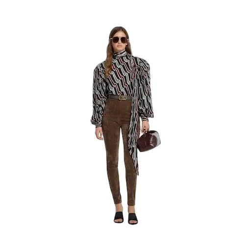 Printed Silk Twill Shirt