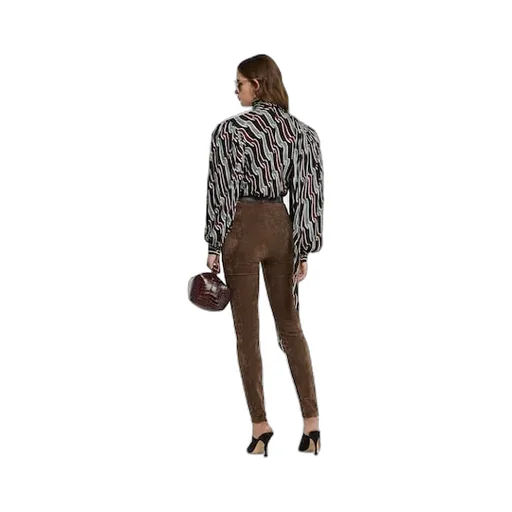 Printed Silk Twill Shirt