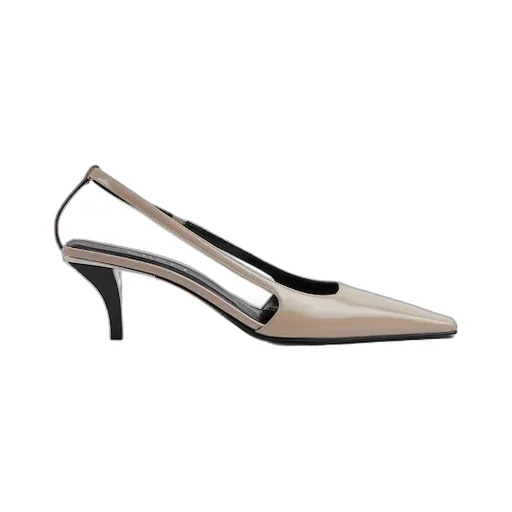 Slingback With Crystal Logo