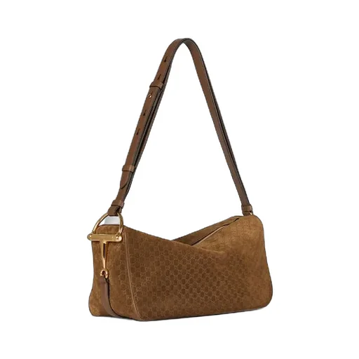 Half Horsebit Medium Shoulder Bag