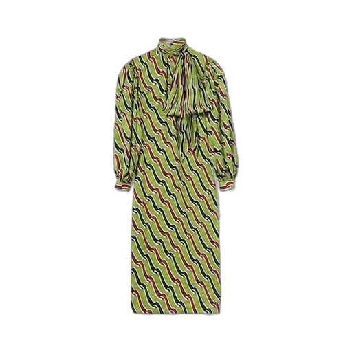 Printed Silk Dress