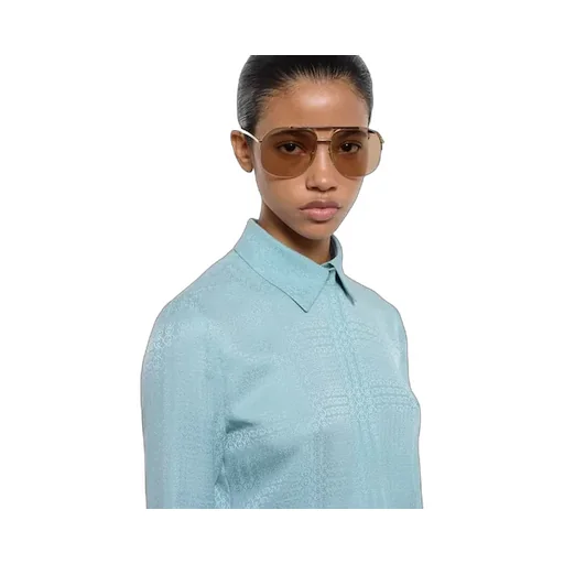 Interlocking G Silk Jacquard Shirt