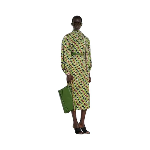 Printed Silk Dress