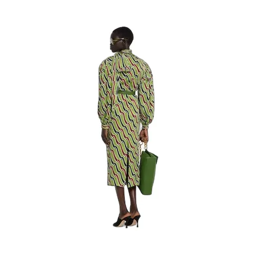 Printed Silk Dress