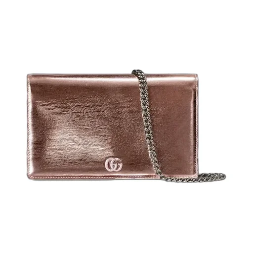 Bi-Colour Gg Marmont Wallet On Chain