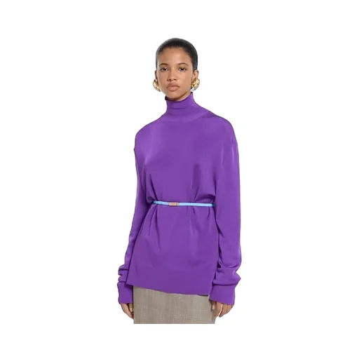 CrÊPe Fabric Turtleneck