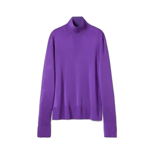 CrÊPe Fabric Turtleneck