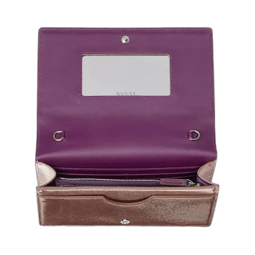 Bi-Colour Gg Marmont Wallet On Chain