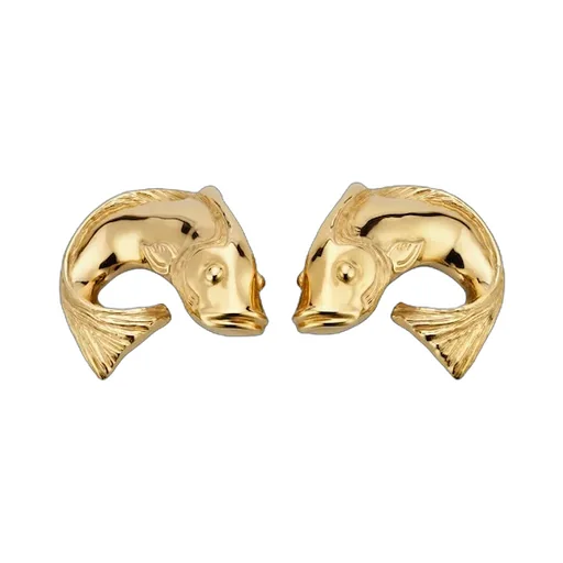 Carp-Shaped Earrings