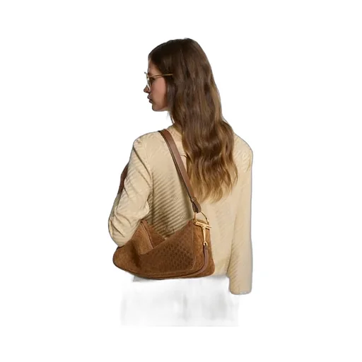 Half Horsebit Medium Shoulder Bag