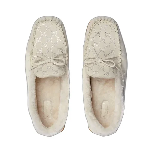 Gg Crystal Driver Loafer