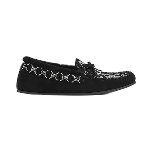Gg Crystal Driver Loafer