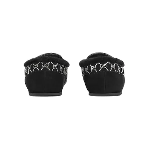 Gg Crystal Driver Loafer