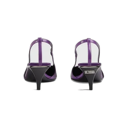Slingback With Crystal Logo
