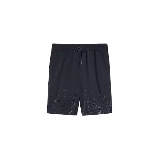 Technical Jersey Shorts With Crystals