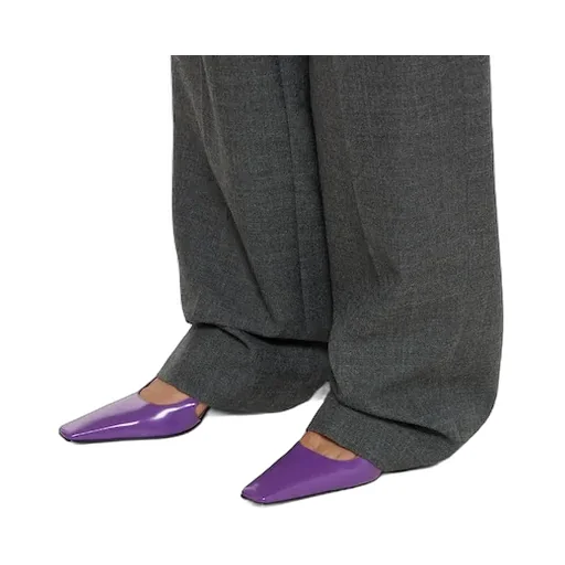 Slingback With Crystal Logo