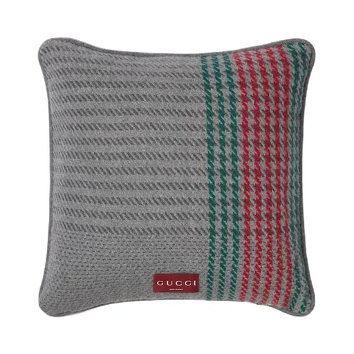 Cashmere Jacquard Cushion With Web