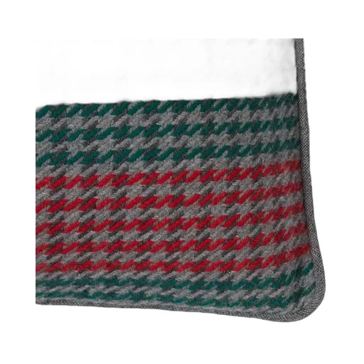 Cashmere Jacquard Cushion With Web