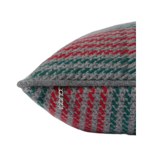 Cashmere Jacquard Cushion With Web
