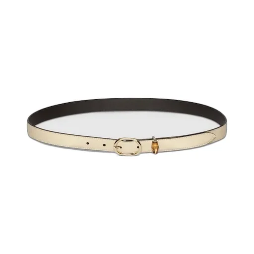 Thin Belt With Oval Buckle