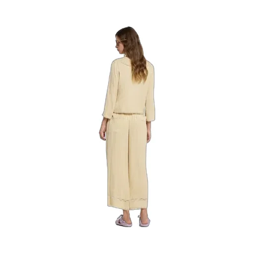 Diagonal Gg Silk Jacquard Trousers