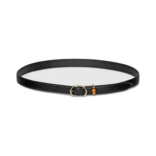 Thin Belt With Oval Buckle