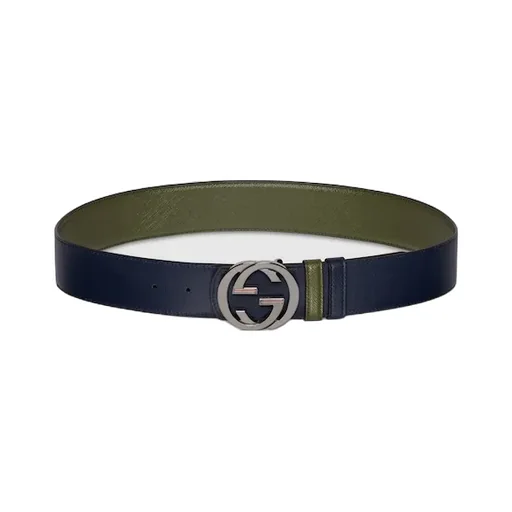 Reversible Belt With Interlocking G Buckle