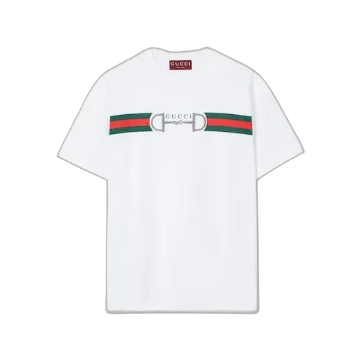 Cotton Jersey T-Shirt With Embroidery