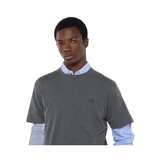 Cotton Jersey T-Shirt With Embroidery