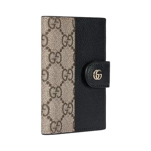 Bi-Colour Gg Marmont Card Case