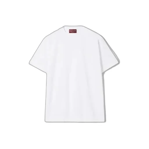 Cotton Jersey T-Shirt With Embroidery