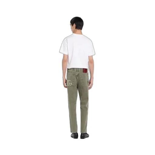 Cotton Jersey T-Shirt With Embroidery
