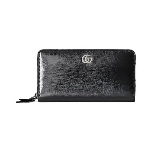 Bi-Colour Gg Marmont Zip Around Wallet