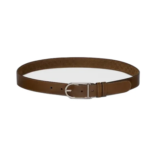 Reversible Belt With Rounded Buckle