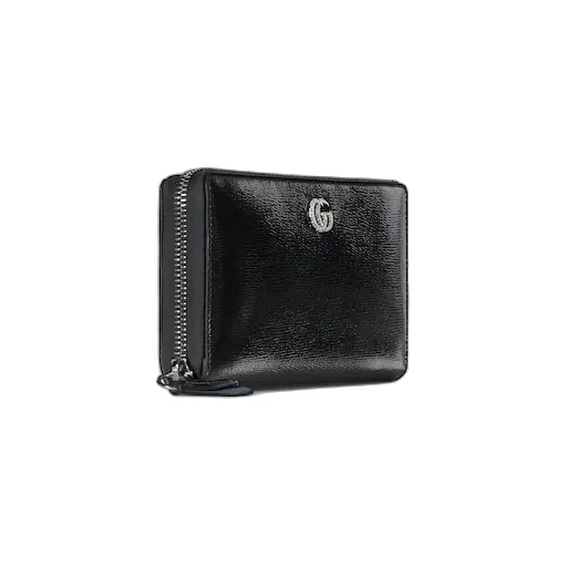 Bi-Colour Gg Marmont Zip Around Wallet