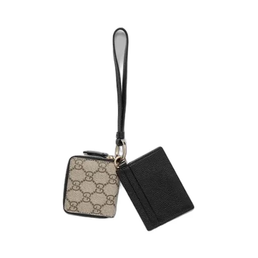Gg Marmont Bi-Colour Zip Around Wallet