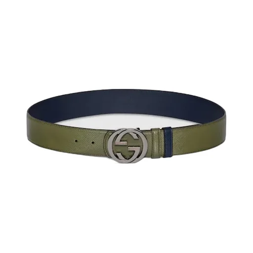 Reversible Belt With Interlocking G Buckle