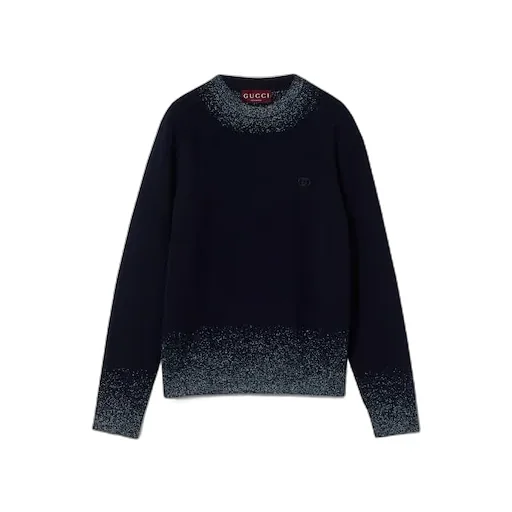 Knit Wool Jumper With Embroidery