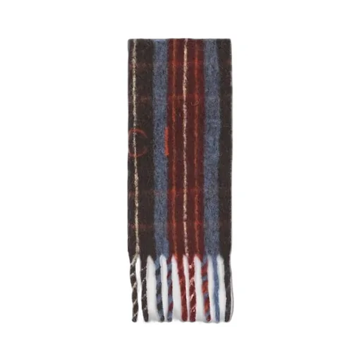 Wool Scarf With Gucci Logo