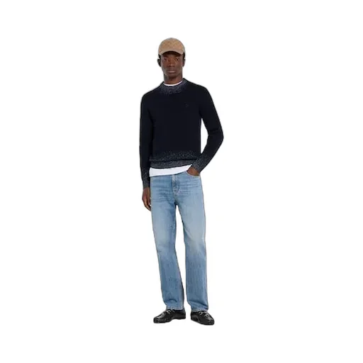 Knit Wool Jumper With Embroidery