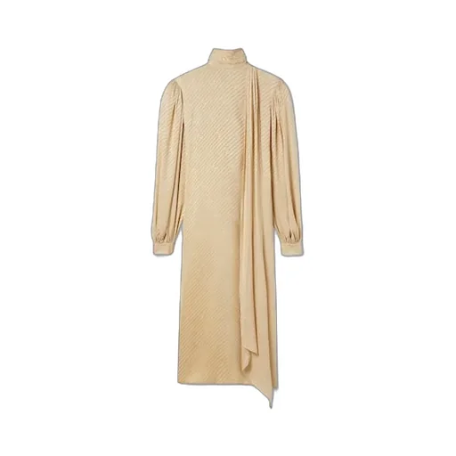 Diagonal Gg Silk Jacquard Dress