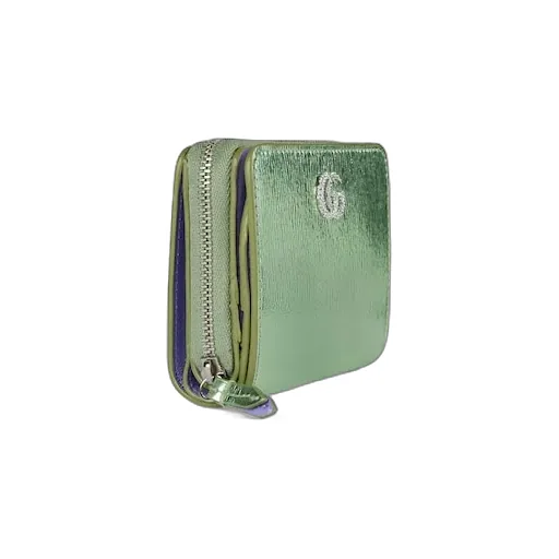 Bi-Colour Gg Marmont Mini Zip Wallet