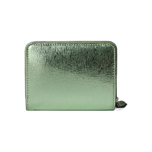Bi-Colour Gg Marmont Mini Zip Wallet