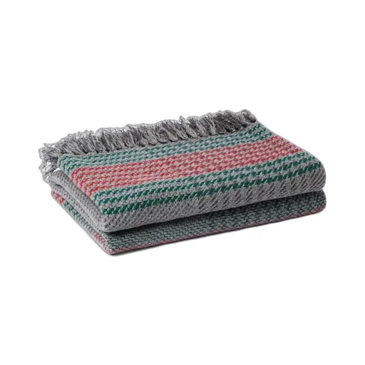 Cashmere Jacquard Blanket With Web
