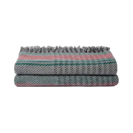 Cashmere Jacquard Blanket With Web