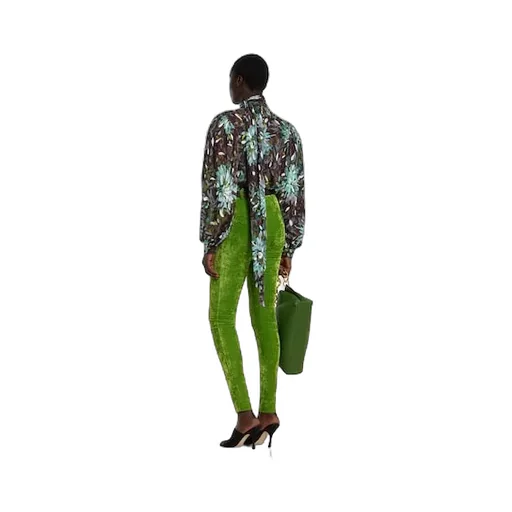 Printed Silk Twill Shirt